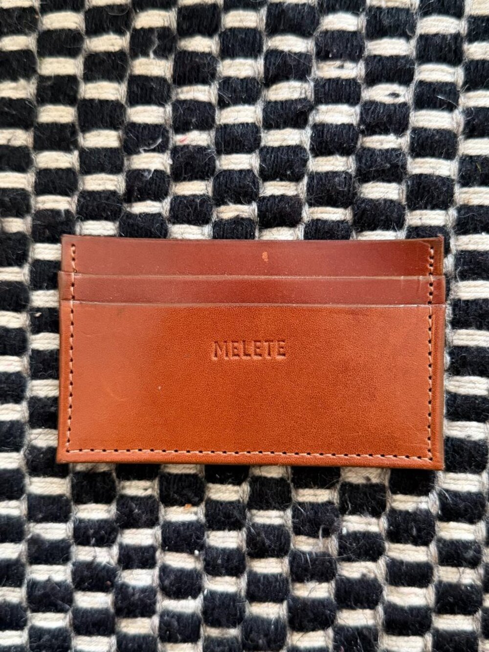 Melete brand Leather Card Case - New